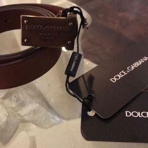 NWT Dolce And Gabbana Belt